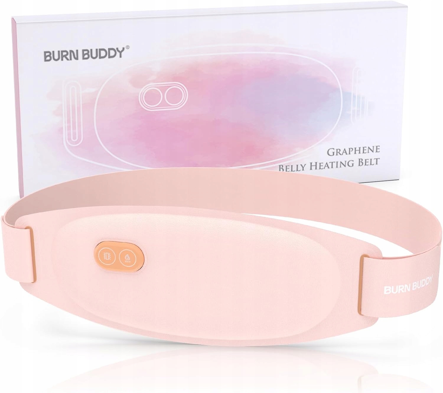 Pas Menstruacyjny Grzewczy Bubbacare Masaż 3 Poziomy Ciepła Usb