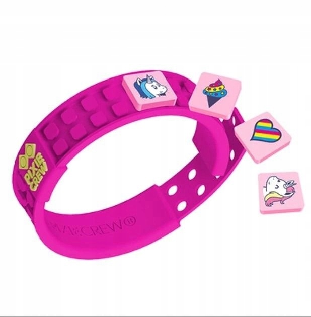 BRANSOLETKA SILIKONOWA PIXIE CREW PINK UNI 0905