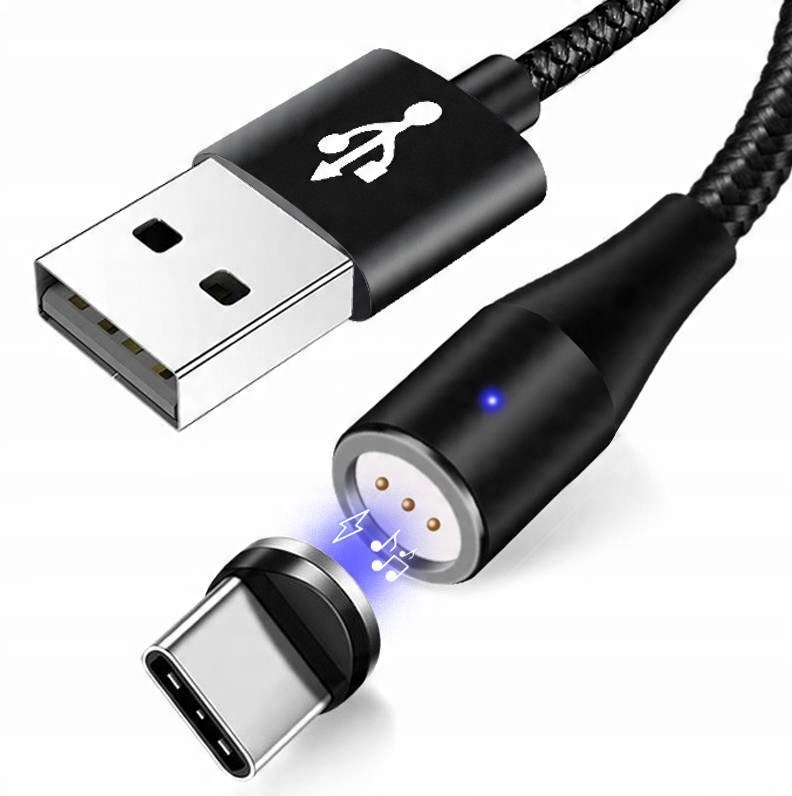 

Kabel Magnetyczny 1M Typ-c Usb Ładowanie 5A Dane
