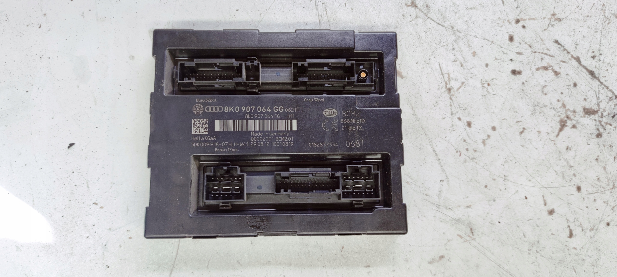comfort control unit A4 B8 A5 8T Q5 LIFT 8K0907064GG