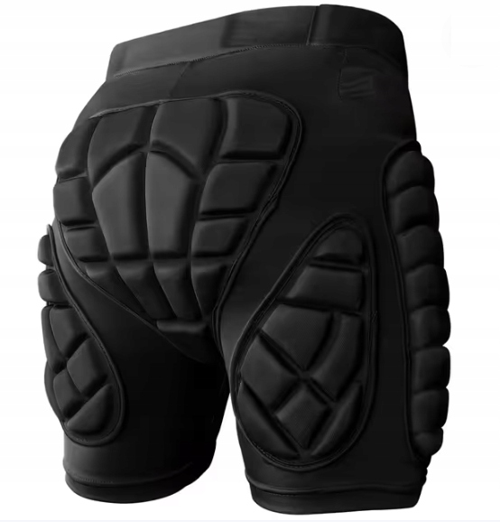 Spodenki Ochronne z Wkładkami na Deskorolkę, Ochraniacz Kości Ogonowej XL