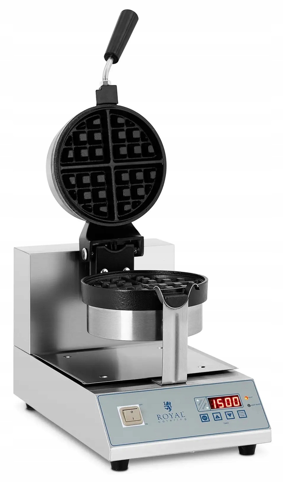Rotační vaflovač Led 1300 W Royal Catering RCWM-1300-RE 10010338