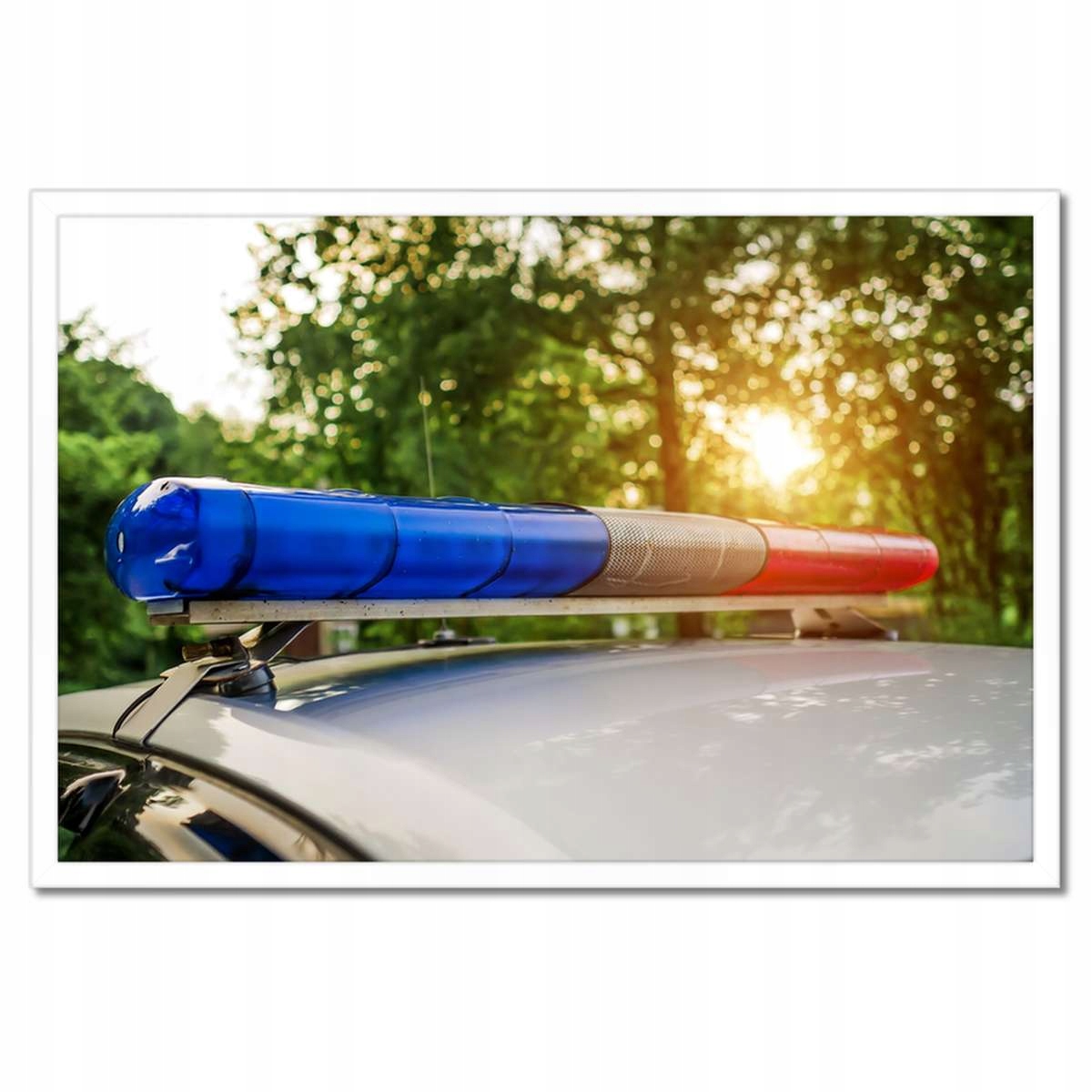 Plakáty v rámu 60x40 Policejní auto