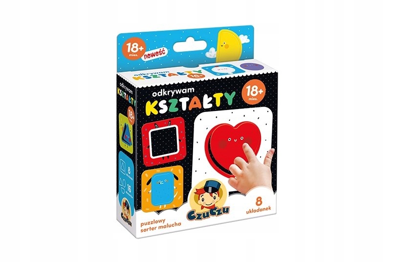 

CzuCzu Odkrywam kształty Puzzlowy sorter malucha