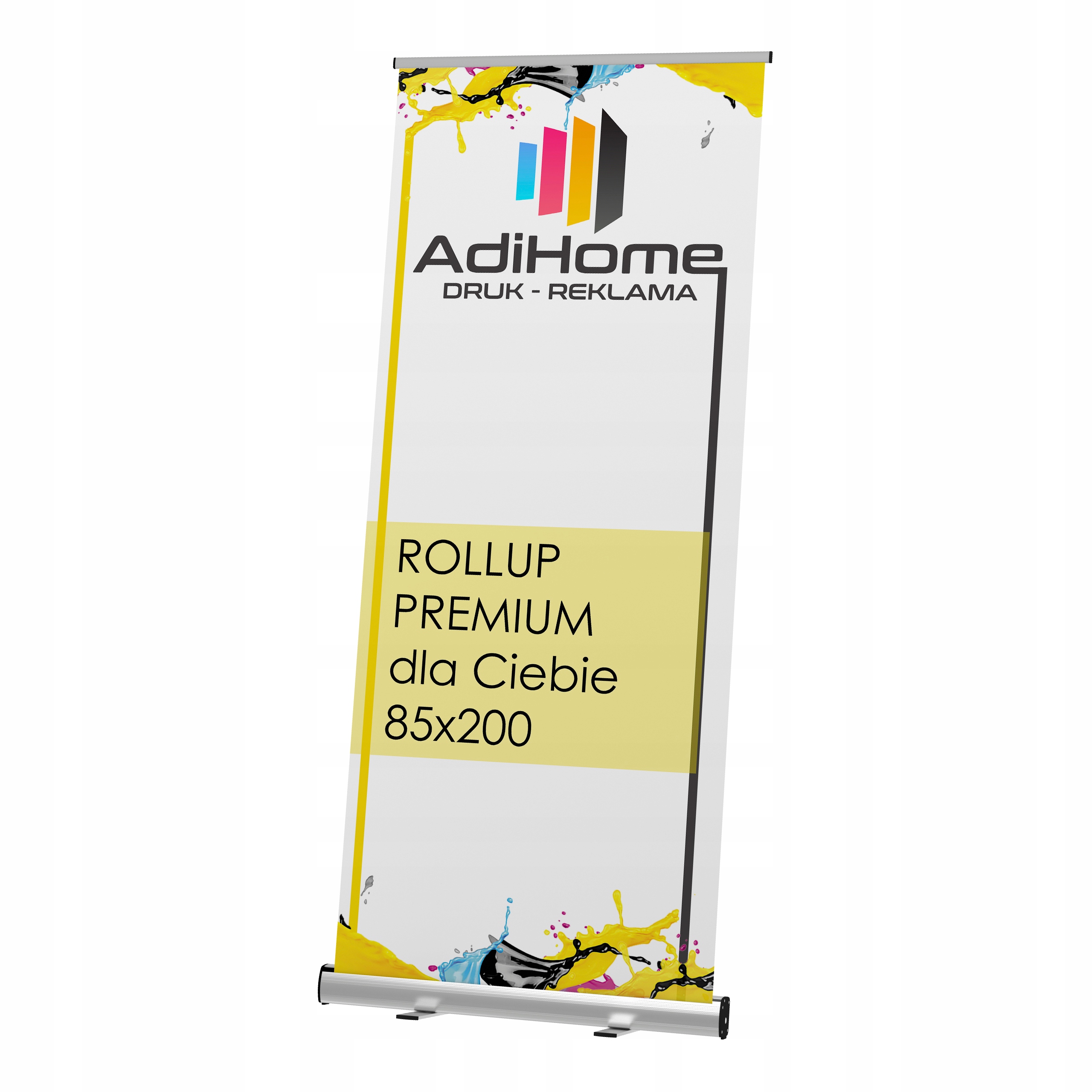 Roll-UP 85x200 BLOCKOUT MOCNY JAKOŚĆ + PROJEKT 24h