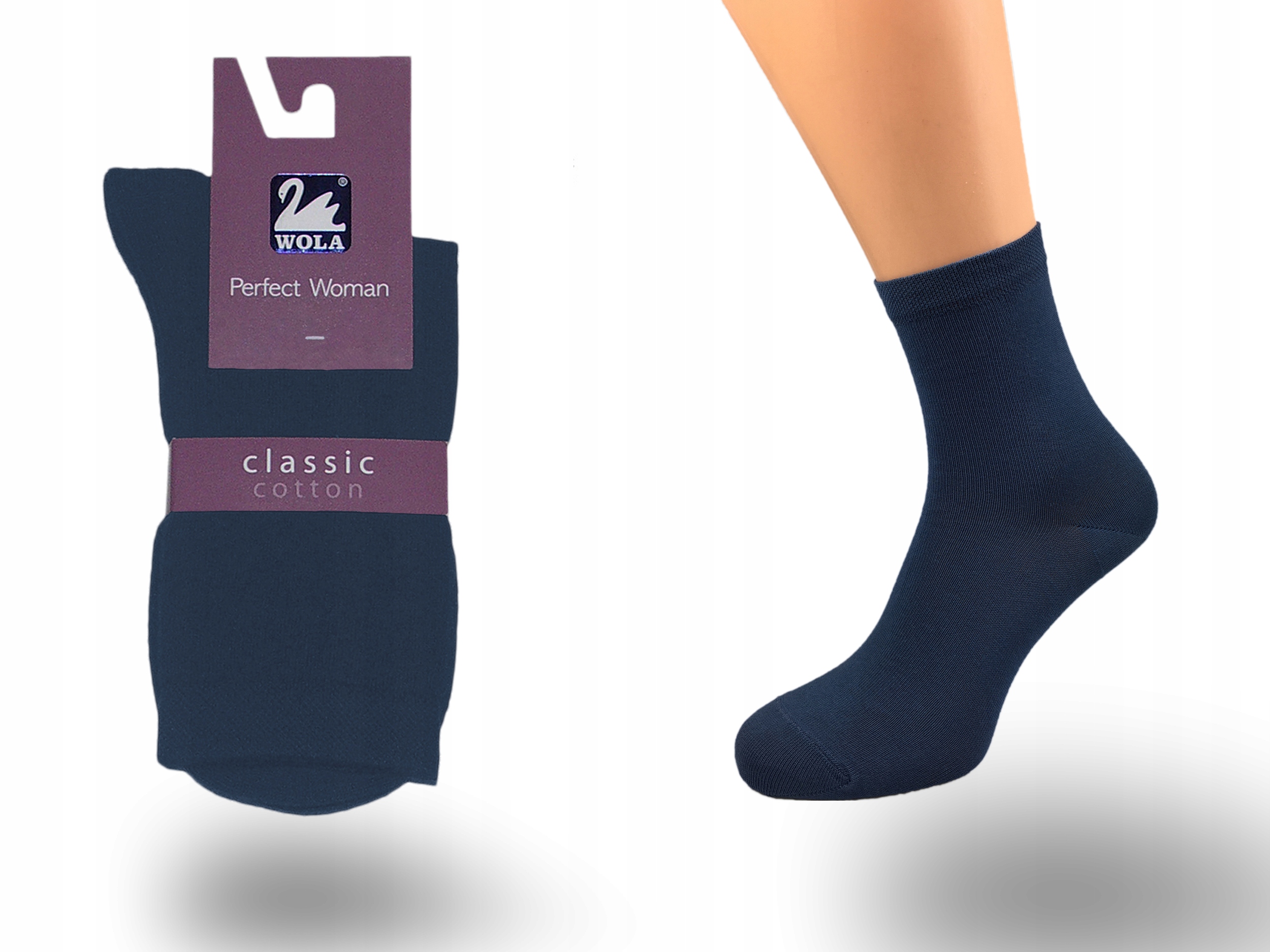 

Wola Classic skarpetki damskie, Navy B85, 39-41