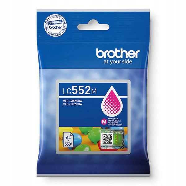 Tusz Brother LC552M purpurowy (magenta)
