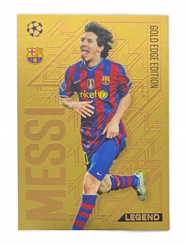 Topps Match Attax 2024 2025 Gold Edge Edition Lionel Messi Barcelona GE10