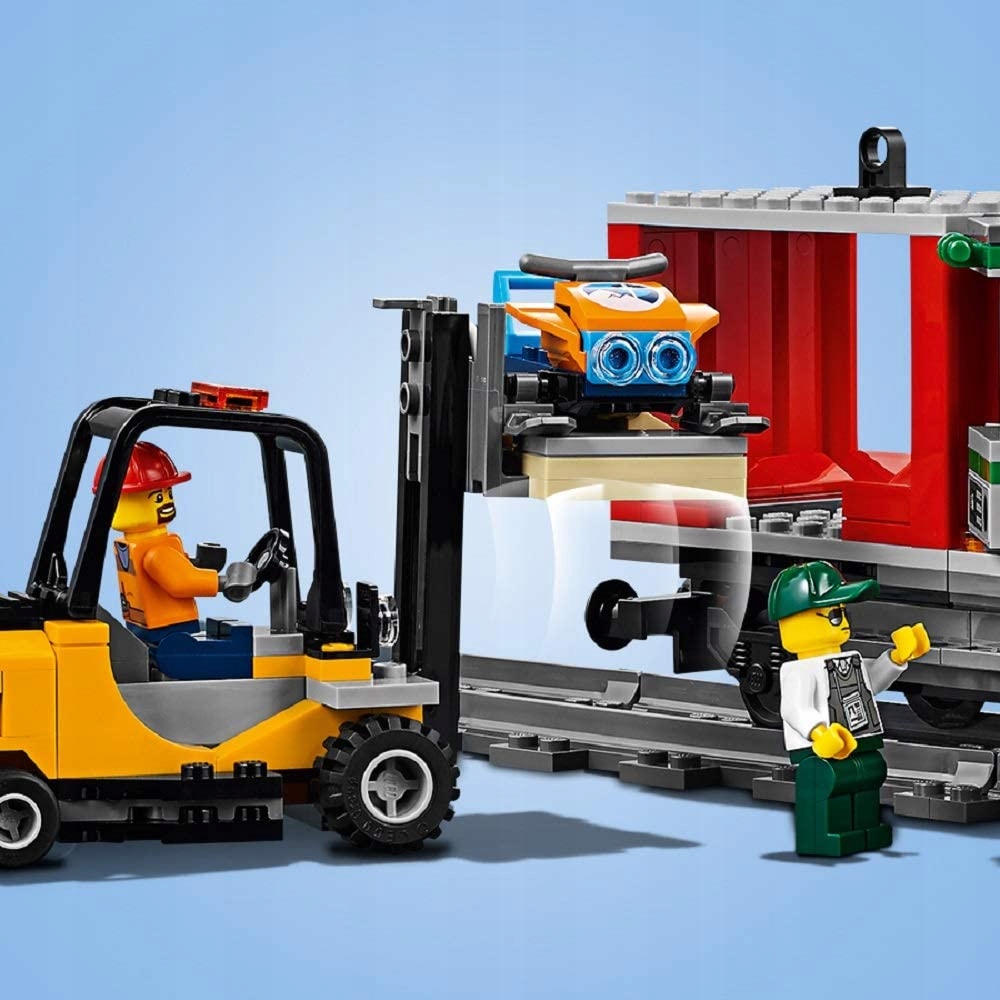 LEGO City 60198 Pociąg towarowy + Prezent Gratis Płeć chłopcy dziewczynki