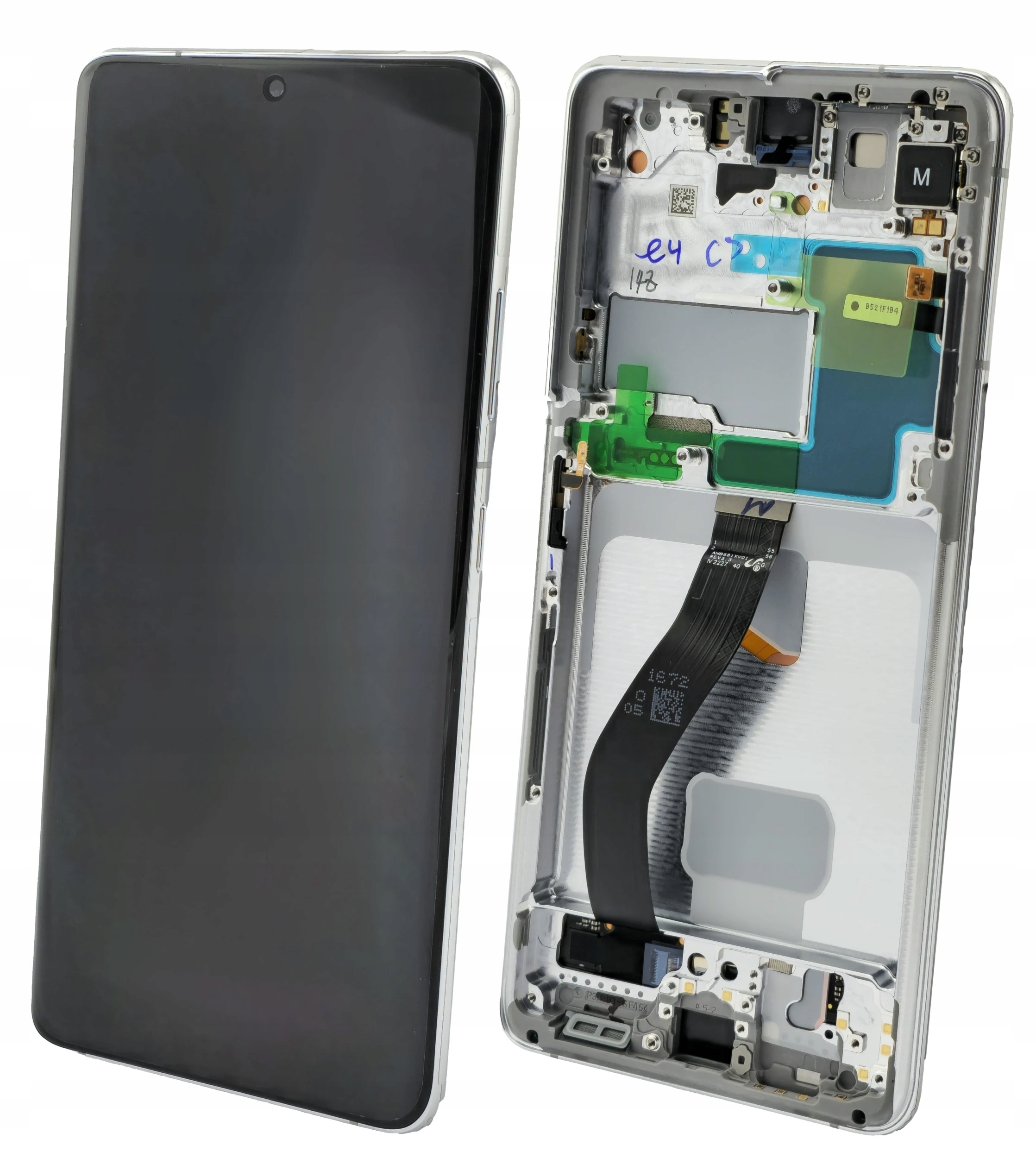 Nowy Ekran LCD Samsung Galaxy S20 Ultra SM-G988B Z Ramką Biały