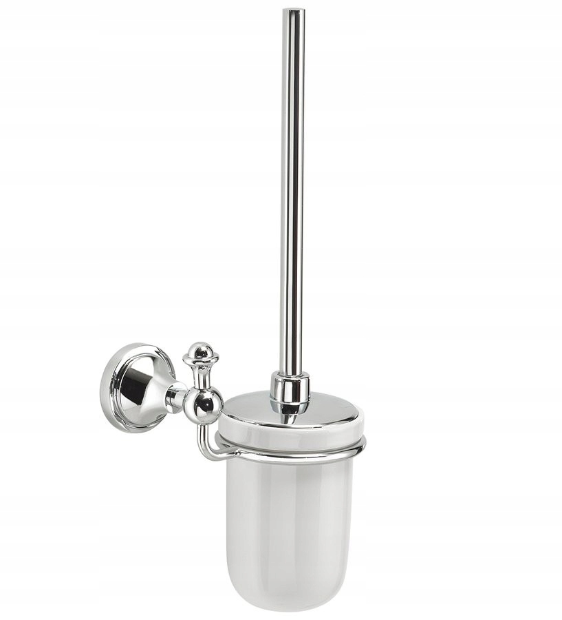Sapho Gedy Nevis závěsný držák na Wc štětku, keramika, chrom NV330313