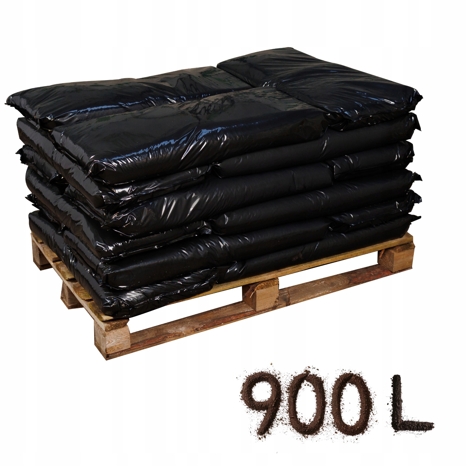 Biokompost Z Wermikompostem 900L Nawóz Do Zmieszania Z Ziemią