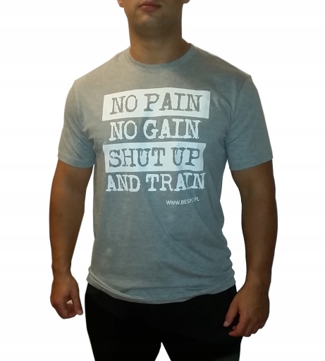 No Pain No Gain T Shirt Abbigliamento Da Palestra Bodybuilding Allenamento Allenamento Esercizio Sollevamento Pesi Boxe Karate MMA Beast Iron Heaven Men Tee Top - Italia