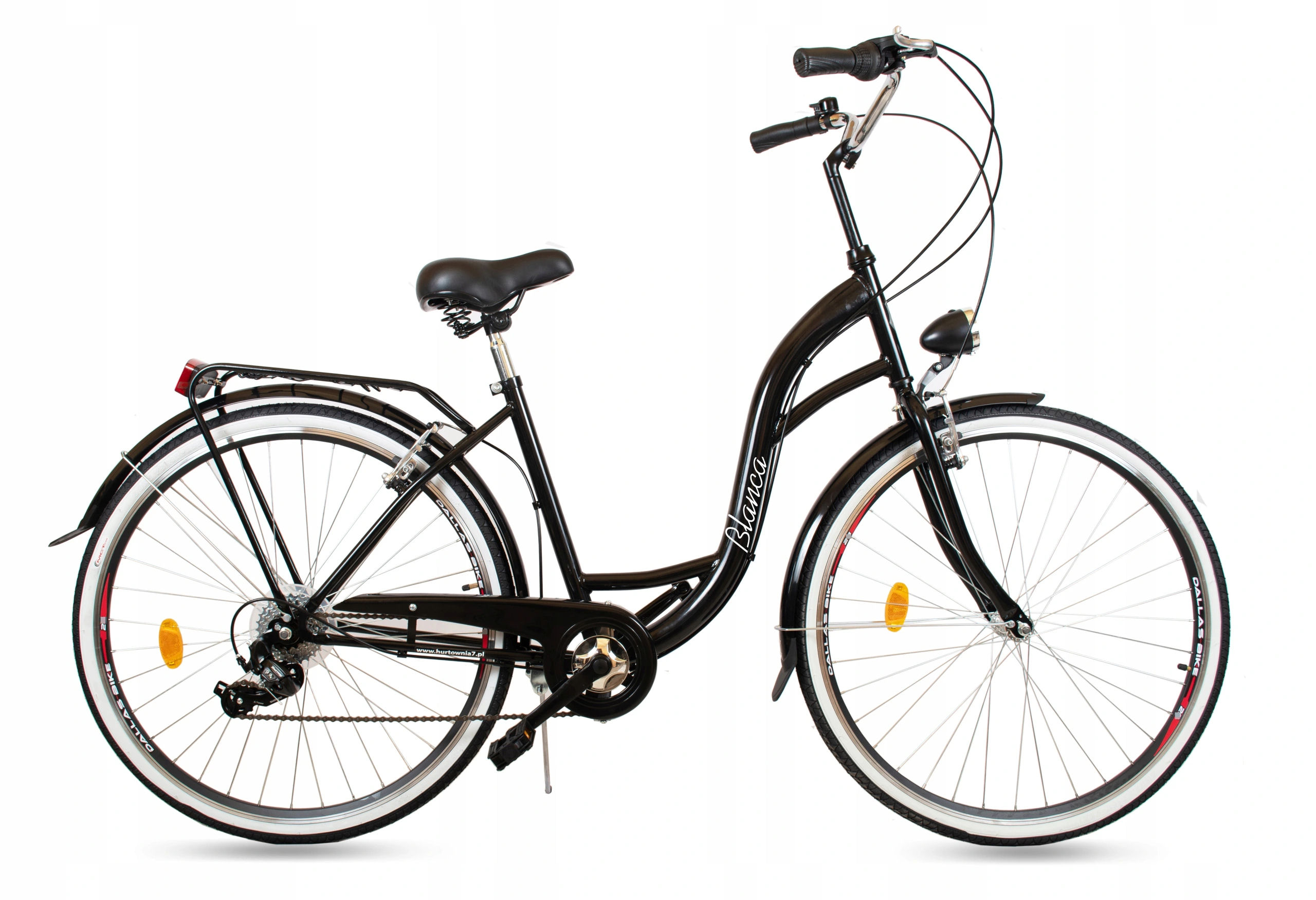 DAMSKI MIEJSKI ROWER 26 DAMKA ECO + KOSZ LEKKI 6B