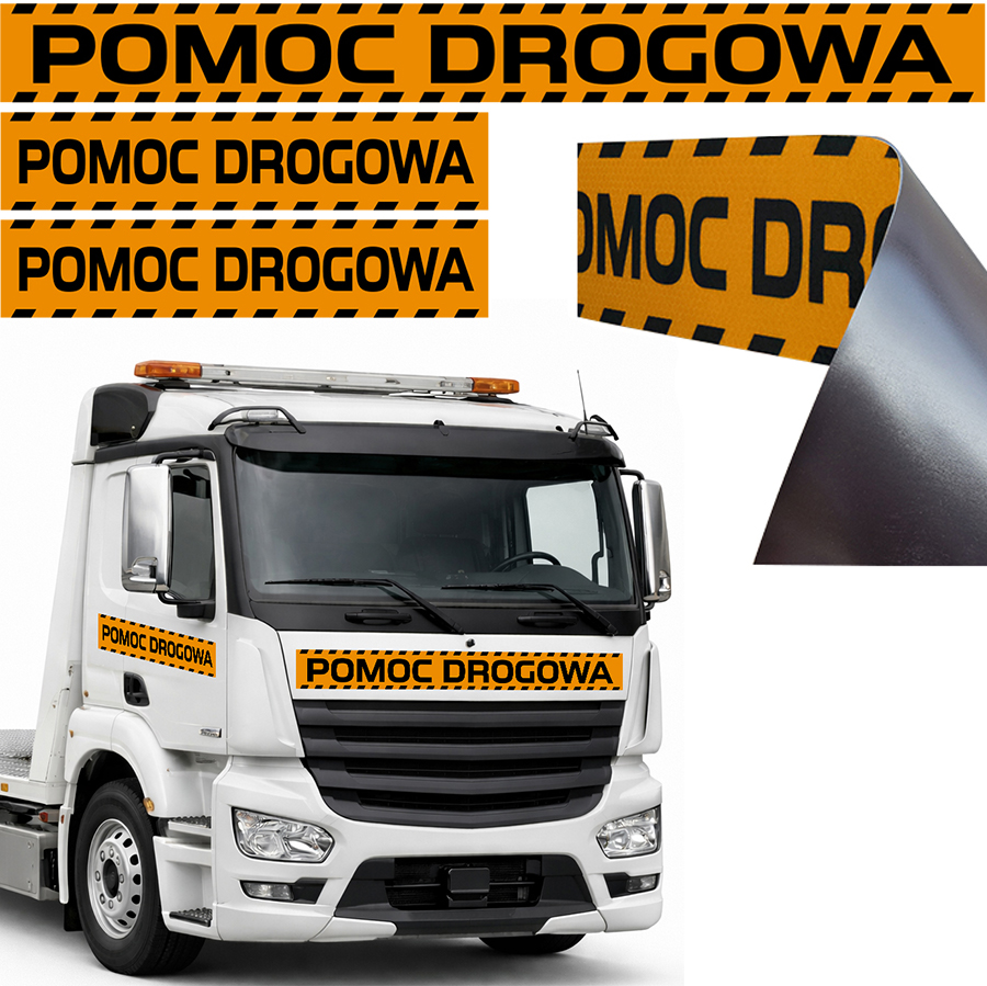 Reflexní Magnety Tir Magnetické silniční pomůcky Autolaveta Autopřepravník 3ks 180