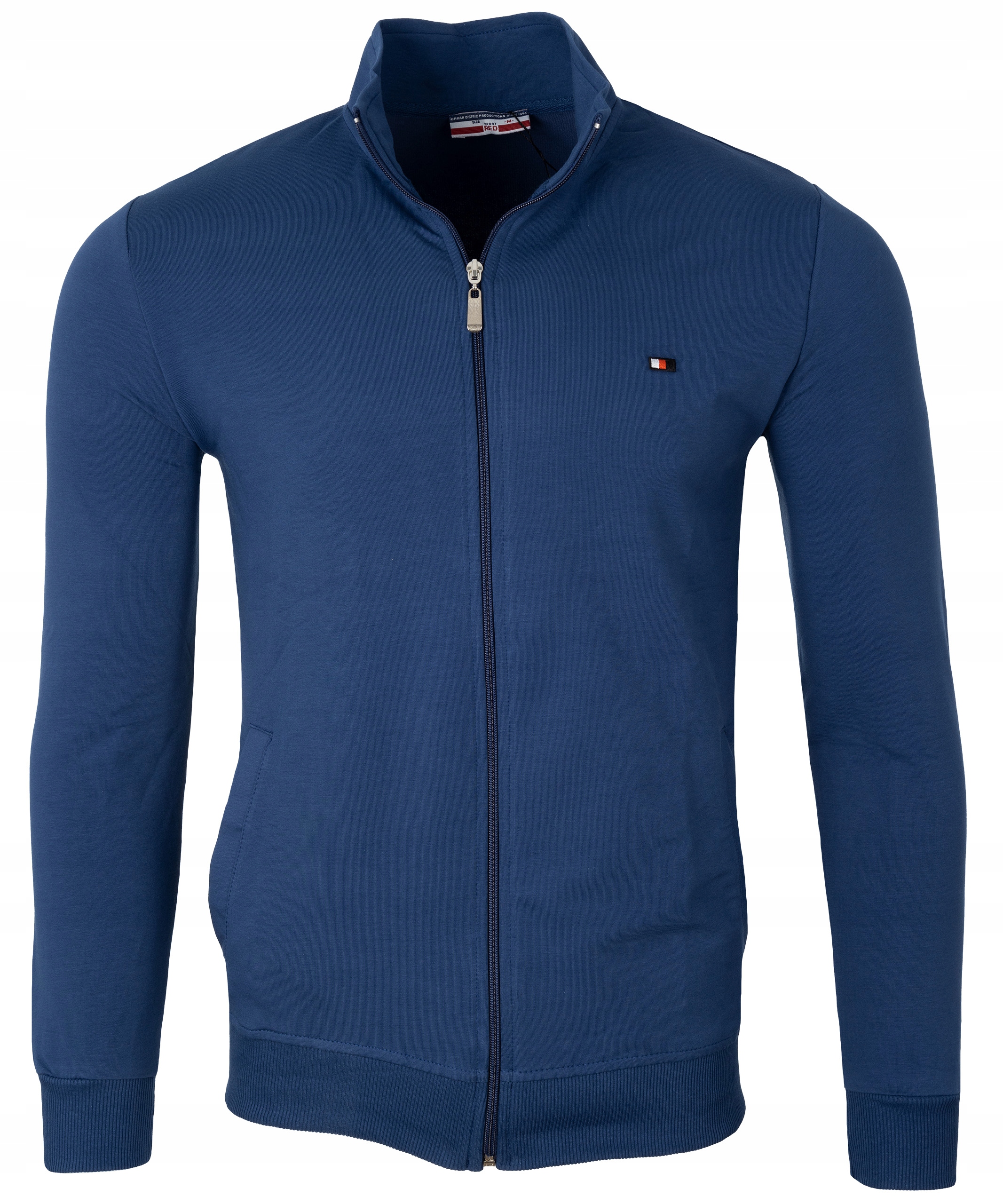 

Bluza męska rozpinana, bawełna M niebieska