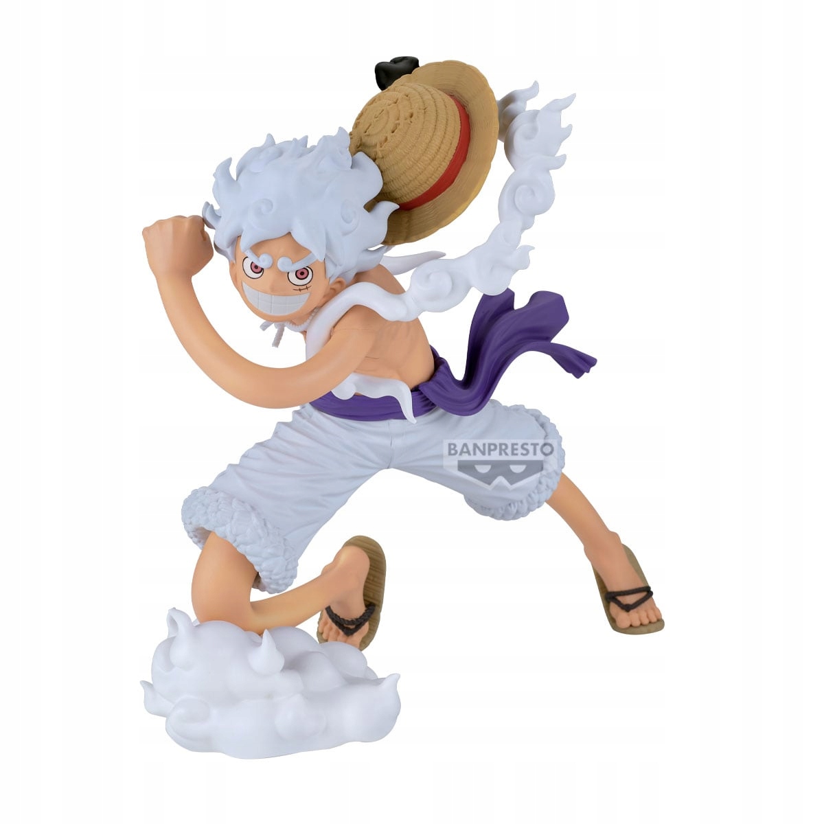 Banpresto One Piece Monkey D. Luffy Gear 5 figurka Grandista 22cm