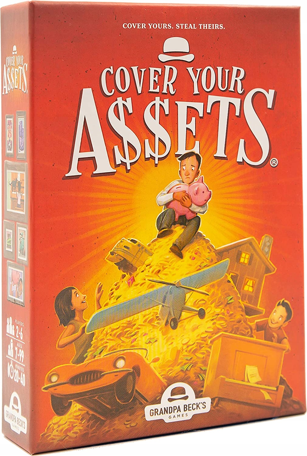 Party Game Card Grandpa Beck's Cover Your Assets