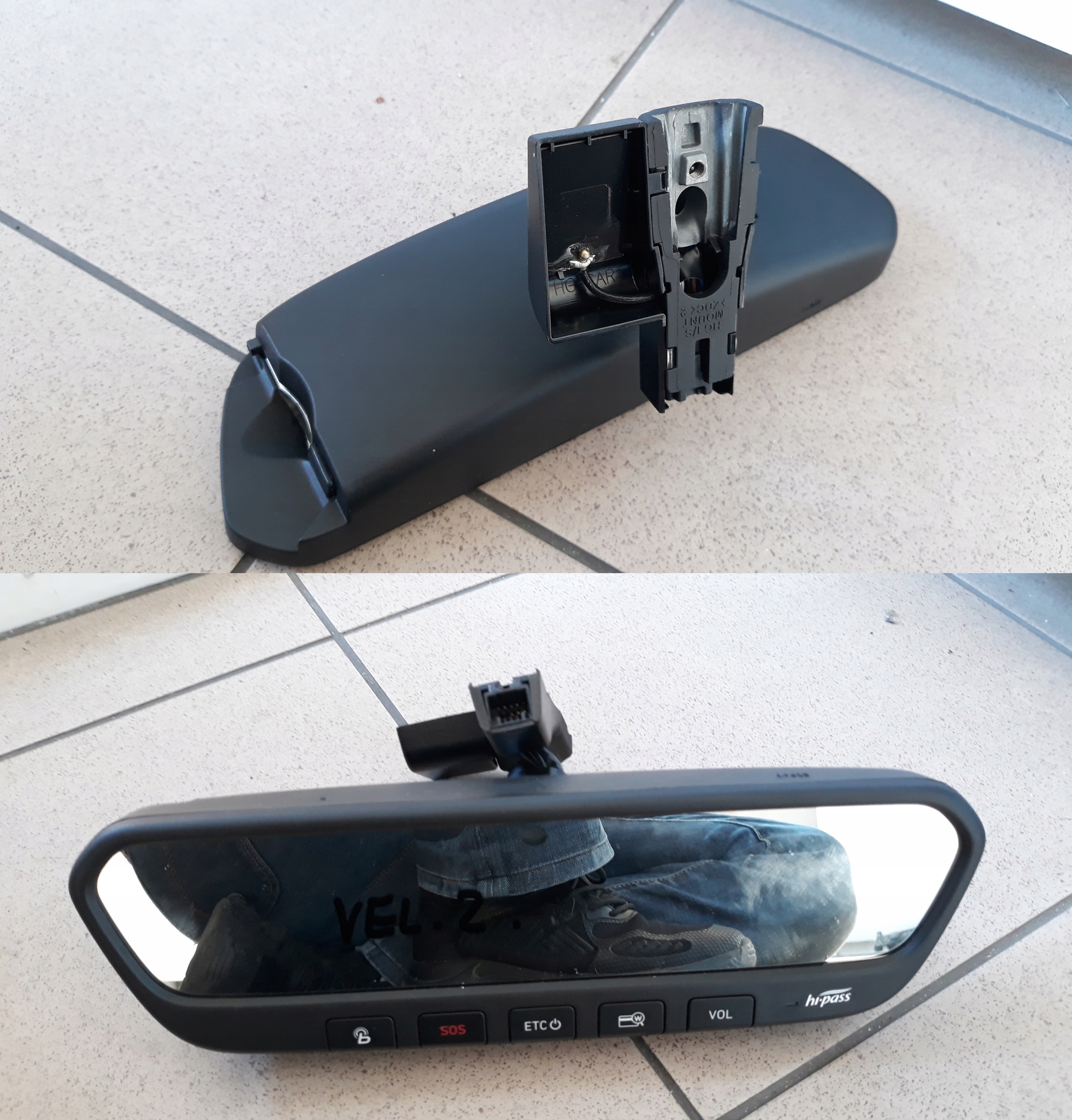 HYUNDAI VELOSTER II 2019R LUSTERKO WEWNETRZNE