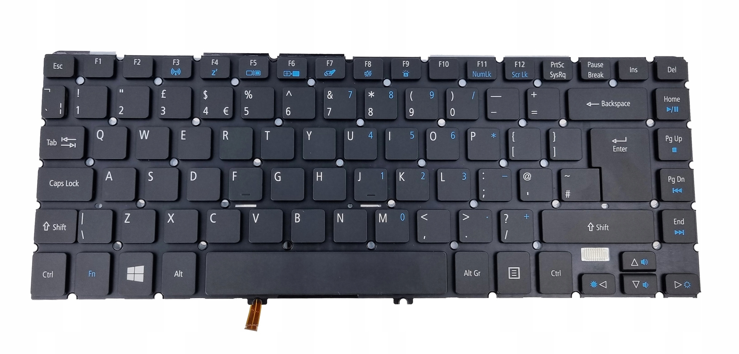 Nová Klávesnice Pro Notebook Acer Tavelmate P648-G2-M P648-M Anglická Uk