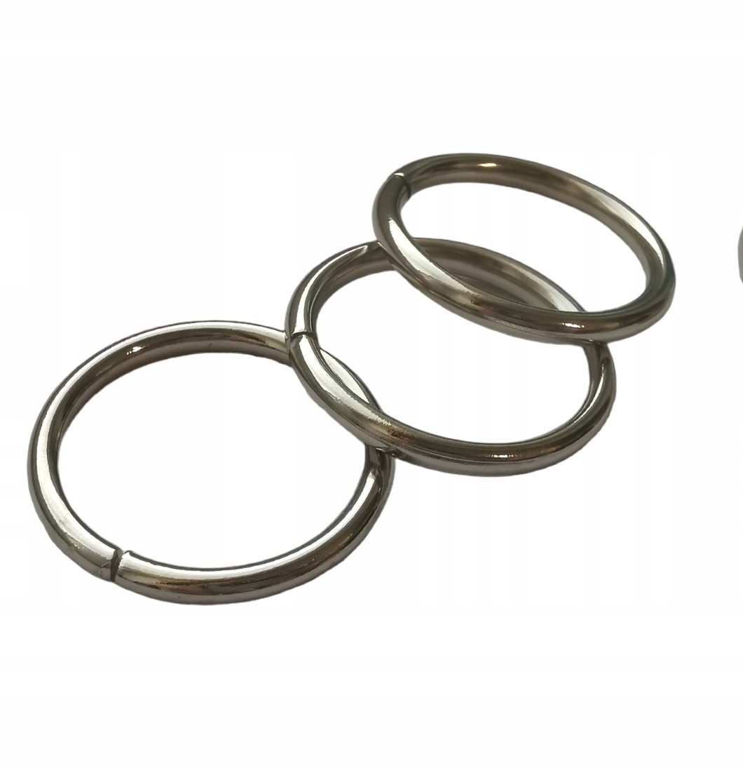 Kółko metalowe kółka 22 mm Nikiel 1 szt nierdzewne