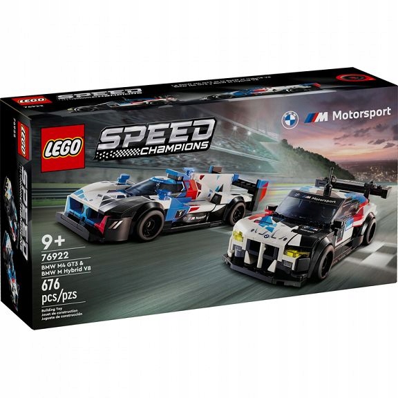 Lego Speed Champions Auta Bmw M4 GT3 a Bmw M Hybrid 76922