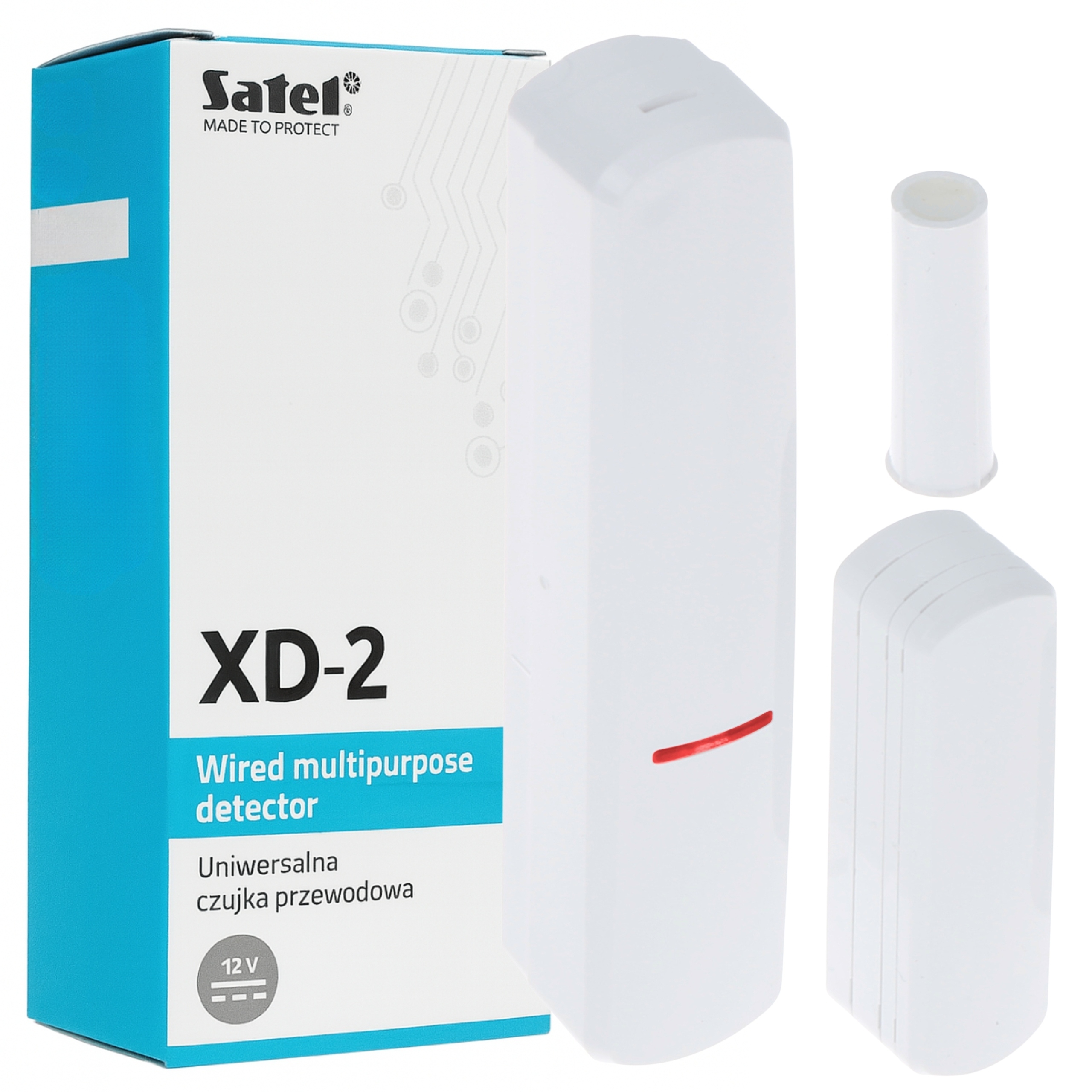 Univerzální drátový detektor Satel XD-2 s magnetickým šokovým zaplavením