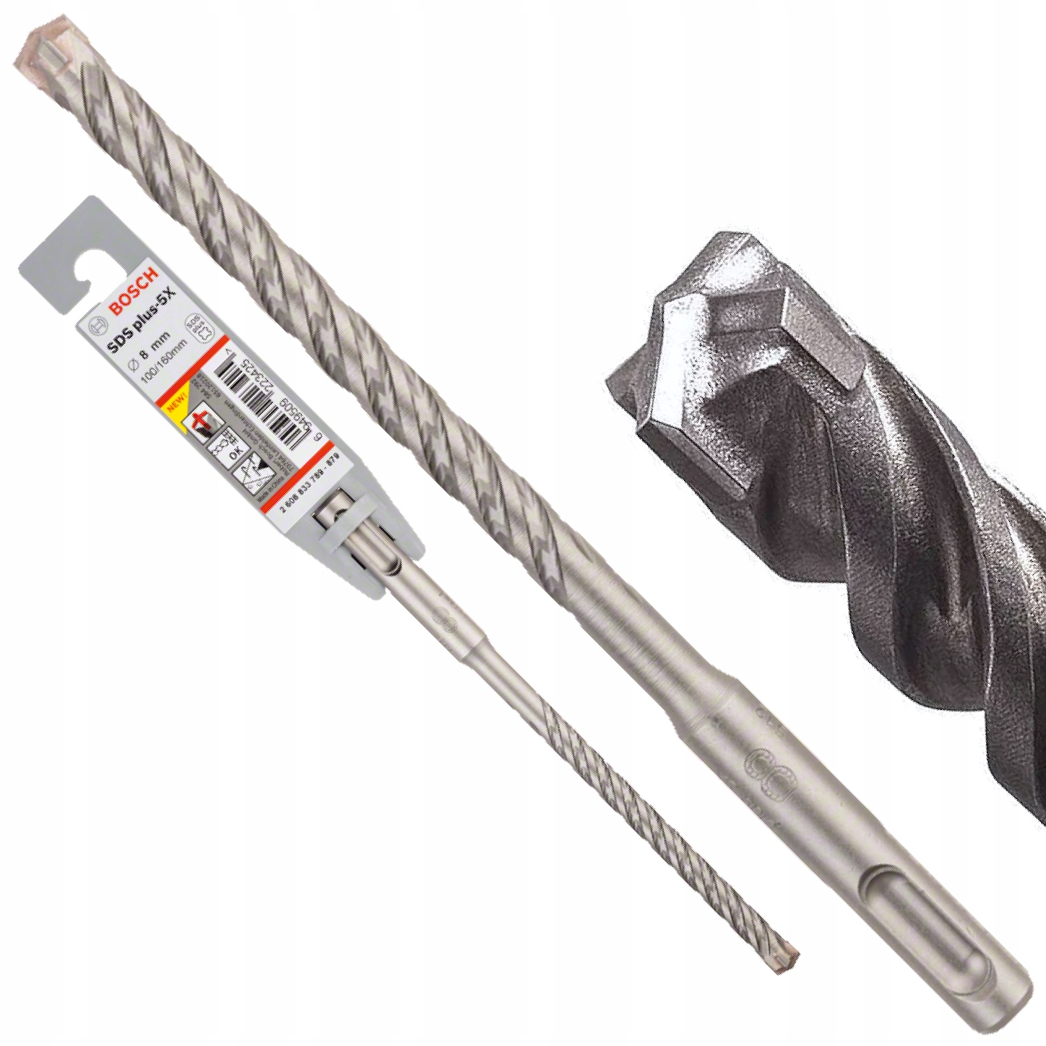

Wiertło Sds plus-5X 8/100/160mm beton cegła Bosch