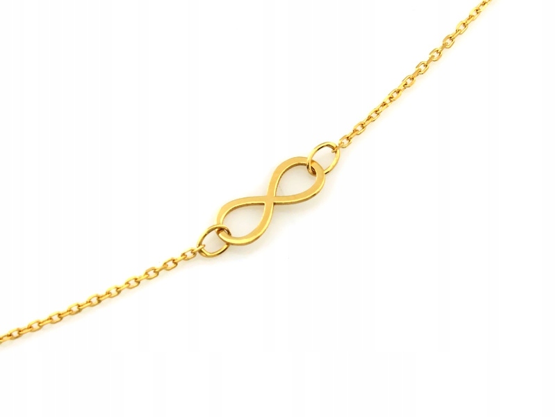 Zlatý náhrdelník Celebrita 585 s malým nekonečnem r45 Infinity 1.16 g
