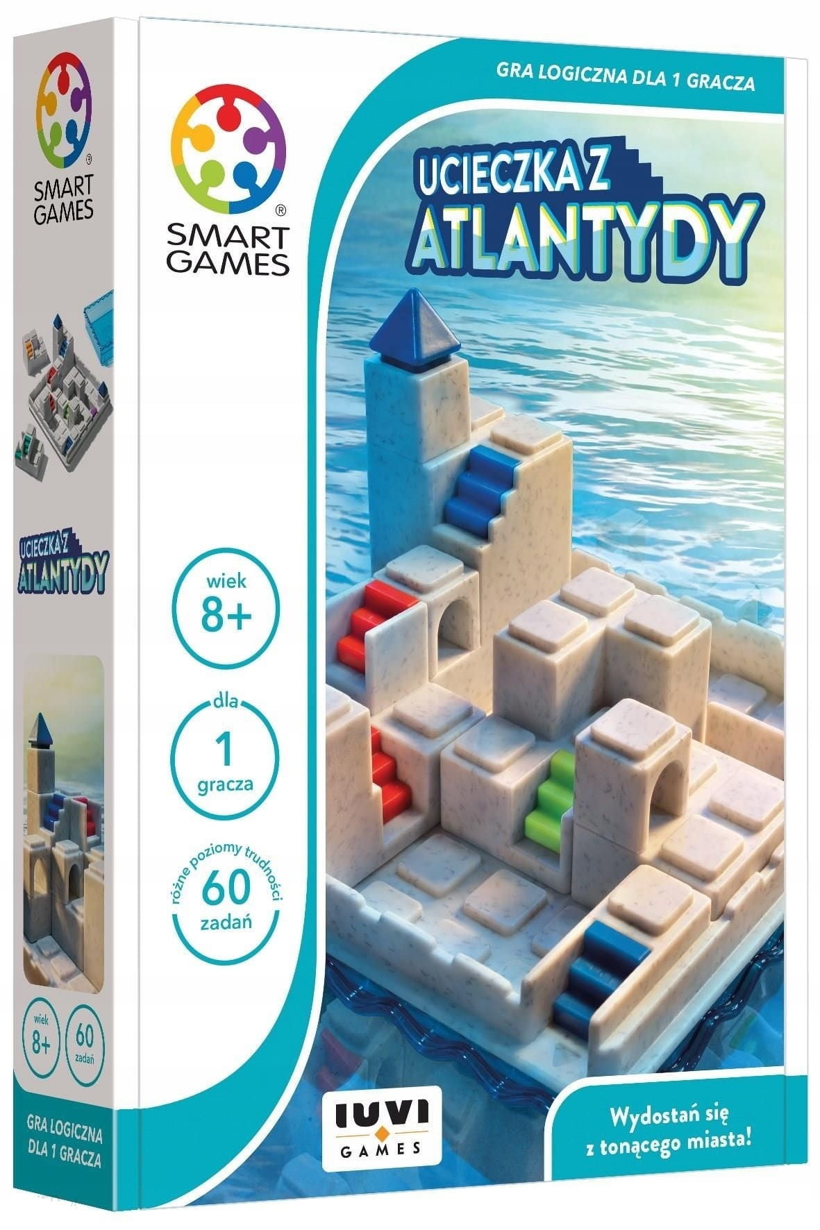 Gra logiczna Tajemnicza Wyspa Smart Games - 80 wyzwań dla 8-latków i  nastolatków
