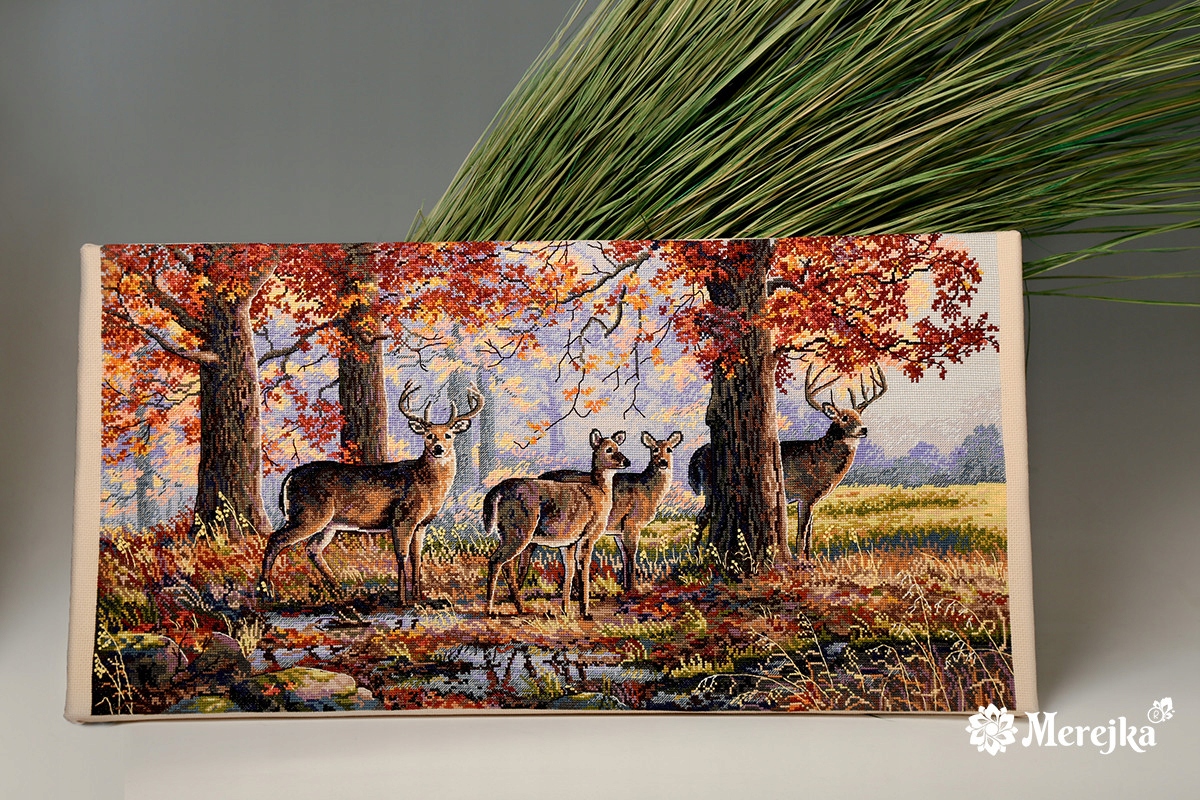 Křížková výšivka počítaná sada (kanva, mulina)