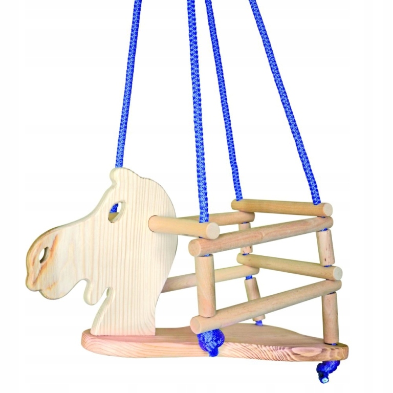 HUŚTAWKA DREWNIANA ŁOŚ