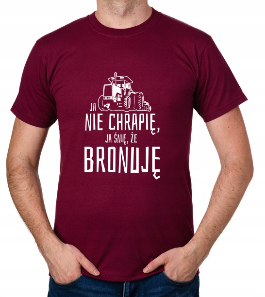 

koszulka Nie Chrapię Śnię Bronuję Rolnik