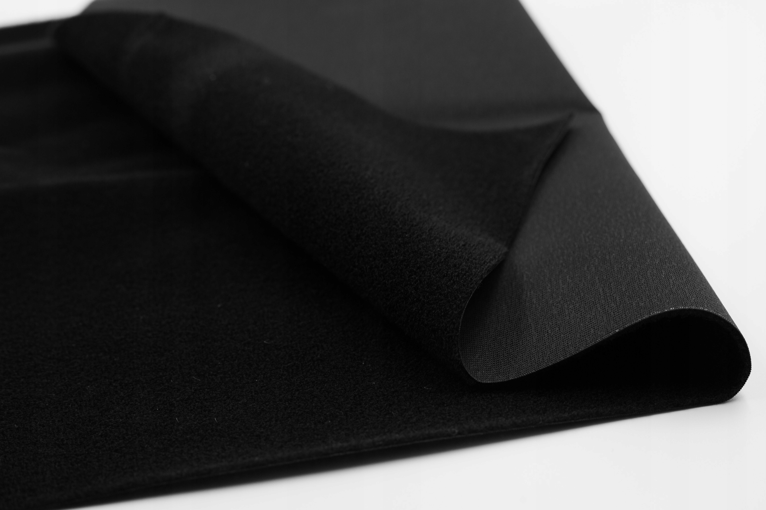 Řepka Velur Alfatex Černá 50 x 205cm