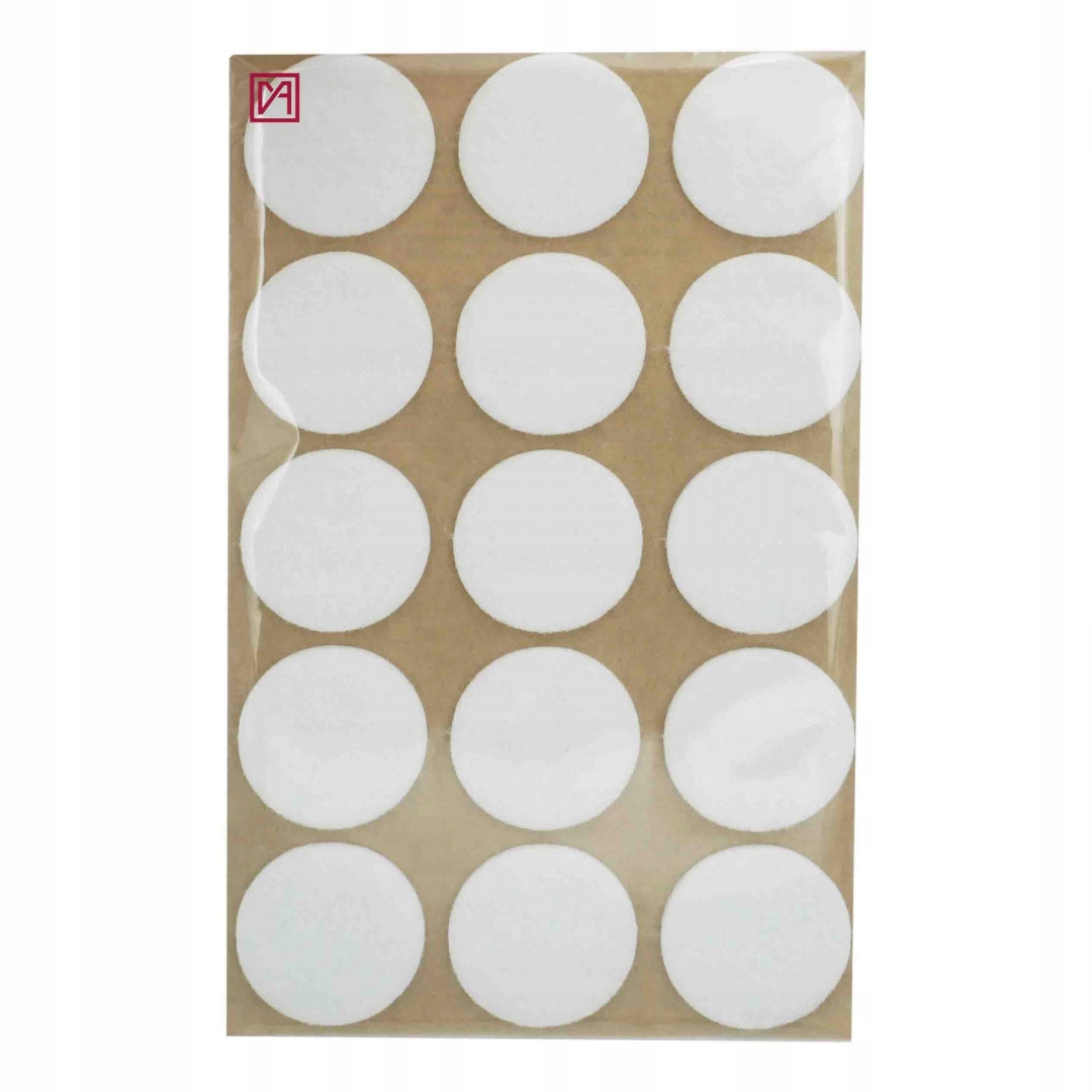 

Podkładka filcowa samoprzylepna biały fi30mm 15szt