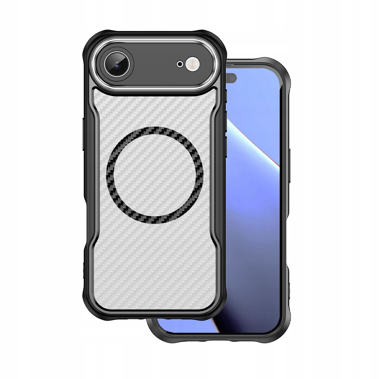 Nakładka Defender Carbon Mag do iPhone 17 Air 6,6" czarna Tfo