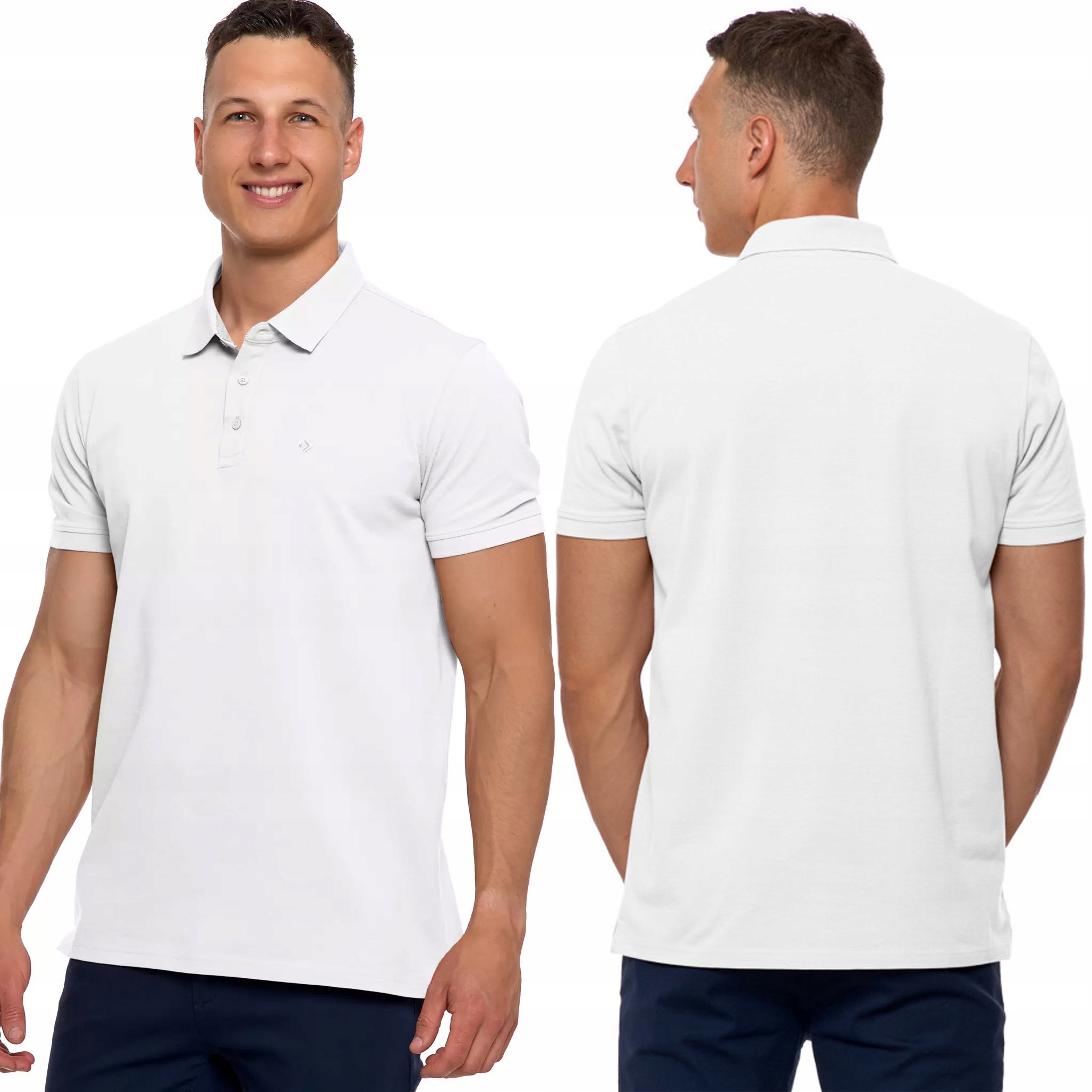 Stylová Pánská Polokošile Moraj Krátký rukáv Komfort a elegance L