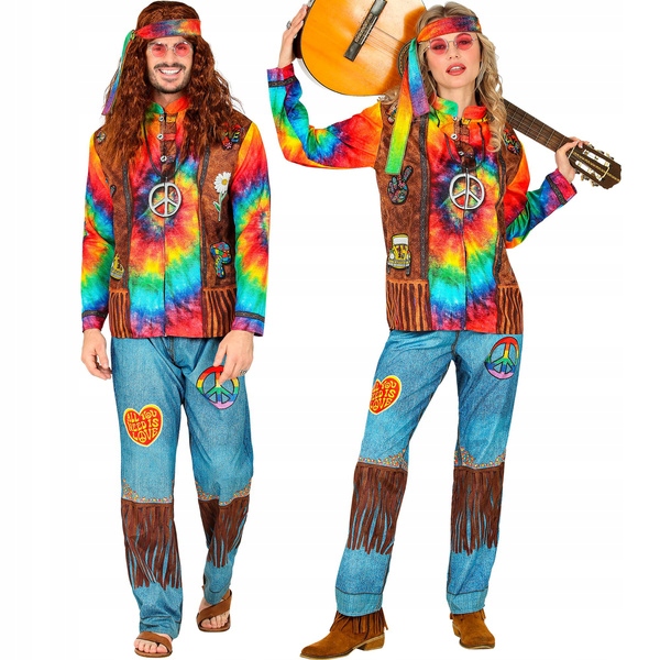 Kostým Hipis Hipiska Hippis Léta 60 70 L