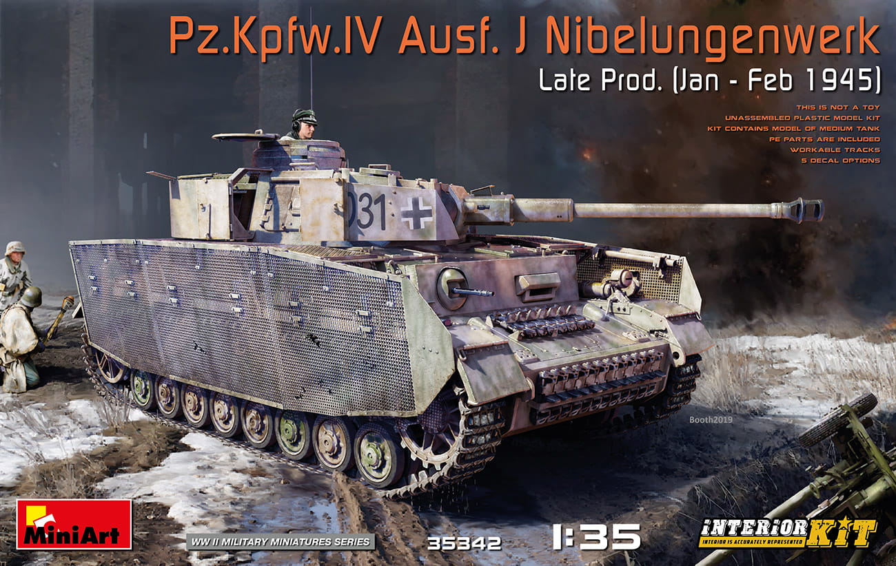 Pz.Kpfw.IV Ausf. J Nibelungenwerk 1:35 MiniArt 35342