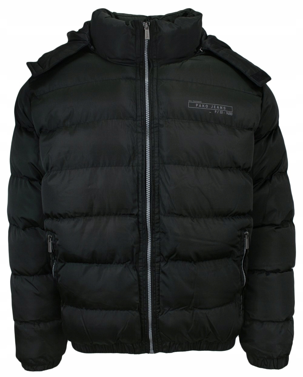 Černá podzimní a zimní bunda Pako Jeans 3XL