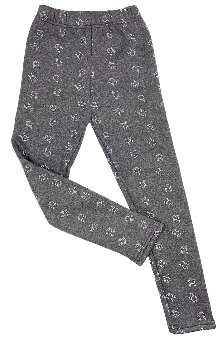 

Ciepłe legginsy getry Miki r 16 152 cm Grey