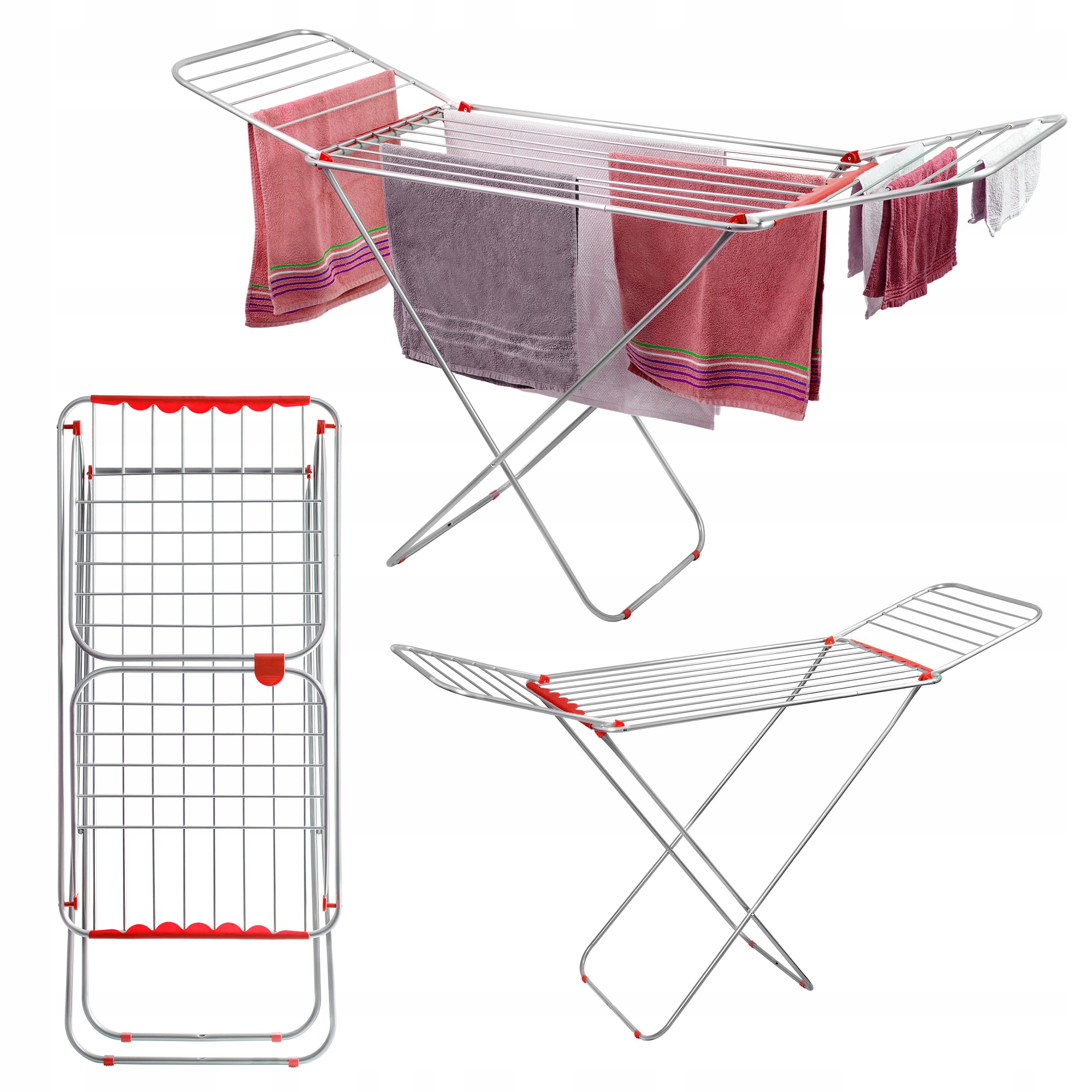Levně Sušák Na Prádlo Skládací Stojící Velká
