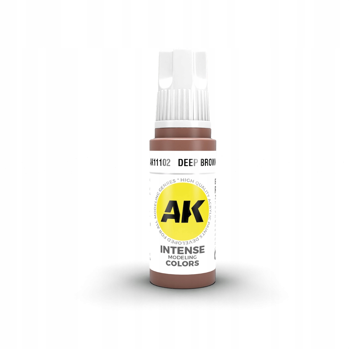 Farba AK11102 Deep Brown 3Gen Acrylics, Ak Interactive, 17 ml