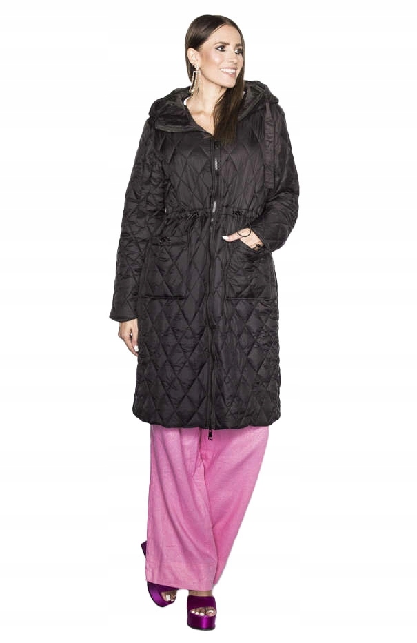 Lehká Bunda S Kapucí AG6-29 Černá XXL (44)