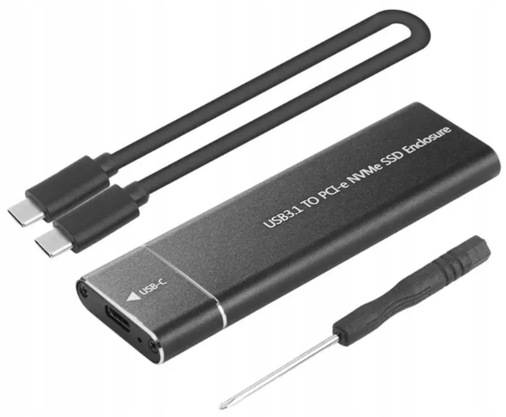 

Obudowa na dysk M.2 Nvme Pcie Usb-c 3.1 Kieszeń M2
