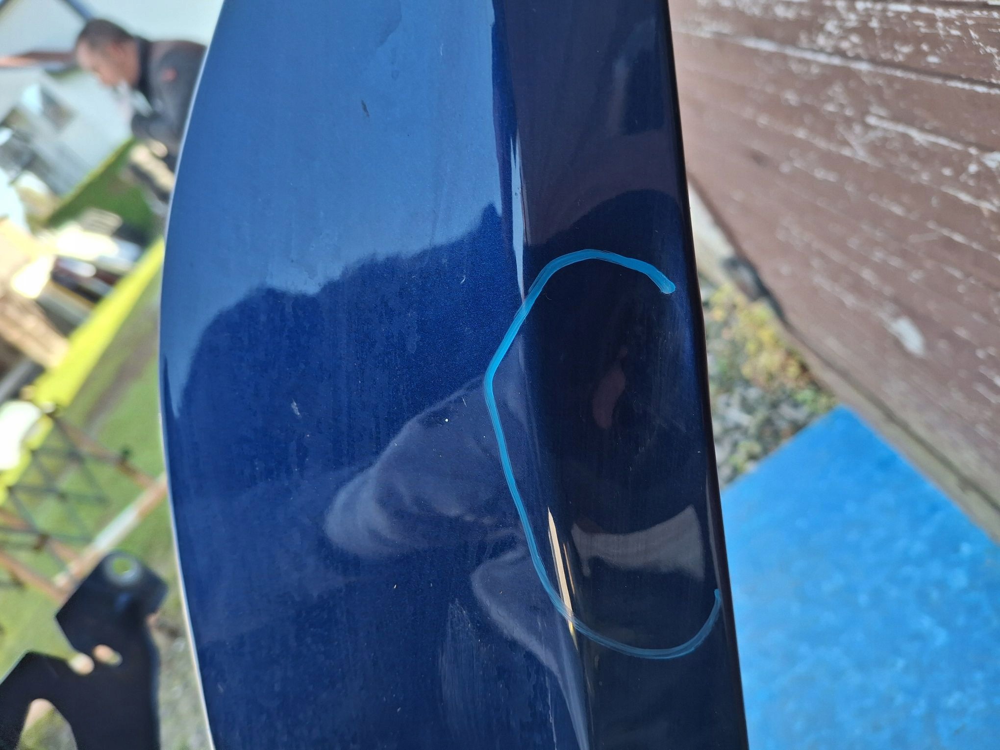 sárvédő bal első TESLA MODEL 3 2017R->