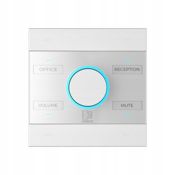 Audac NCP105/W Univerzální síťový panel PoE, bílá verze