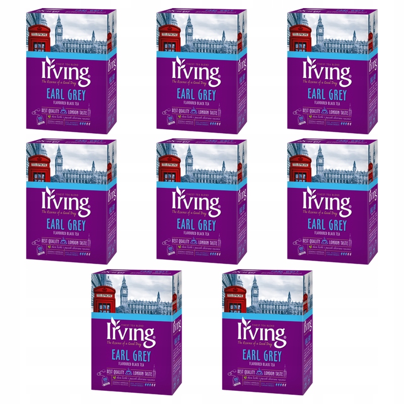Irving Herbata Earl Grey 150 g (100x1,5 g) X8