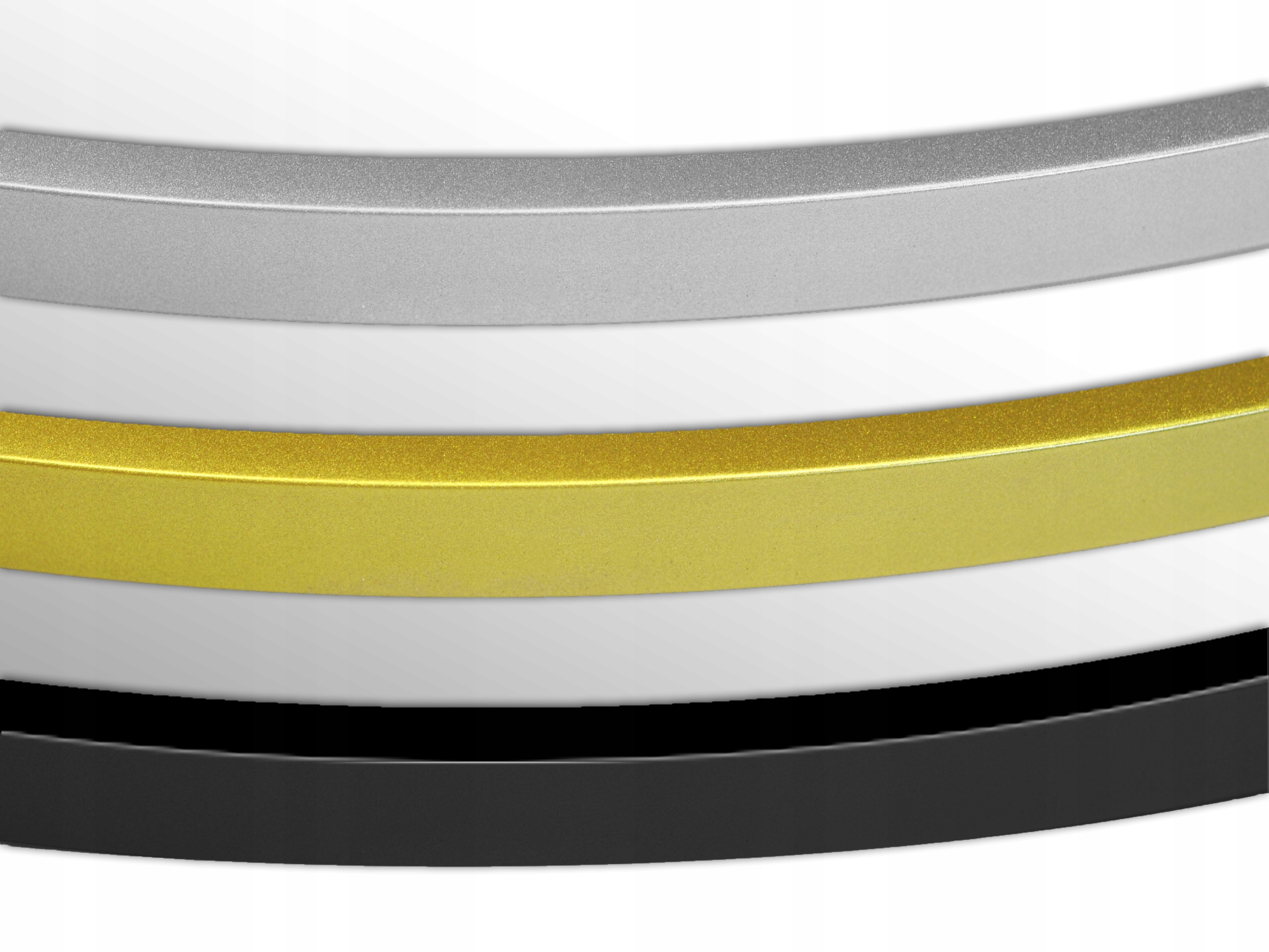 LUSTRO SREBRNE OKRĄGŁE 80 WĄSKA ALUMINIOWA RAMA LOFT Kod producenta KALS80