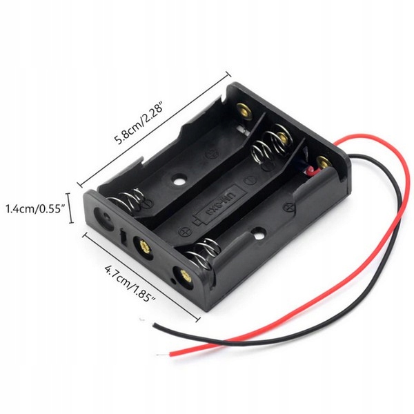 Koszyk na baterie 3 szt. AA (R6) Kod producenta 002058